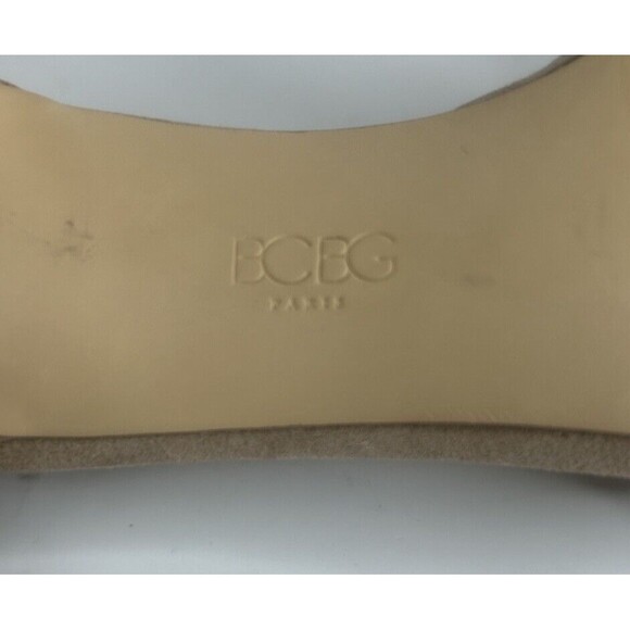 BCBG Paris Womens  Heels. Size 8.5. Adjustable Strap.4 Inch Heel. Studded Detail - Picture 8 of 9
